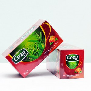 Trà đào Cozy hộp 50g (2g x 25 túi)