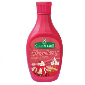 Sốt, Sauce dâu tây Golden Farm 630gr